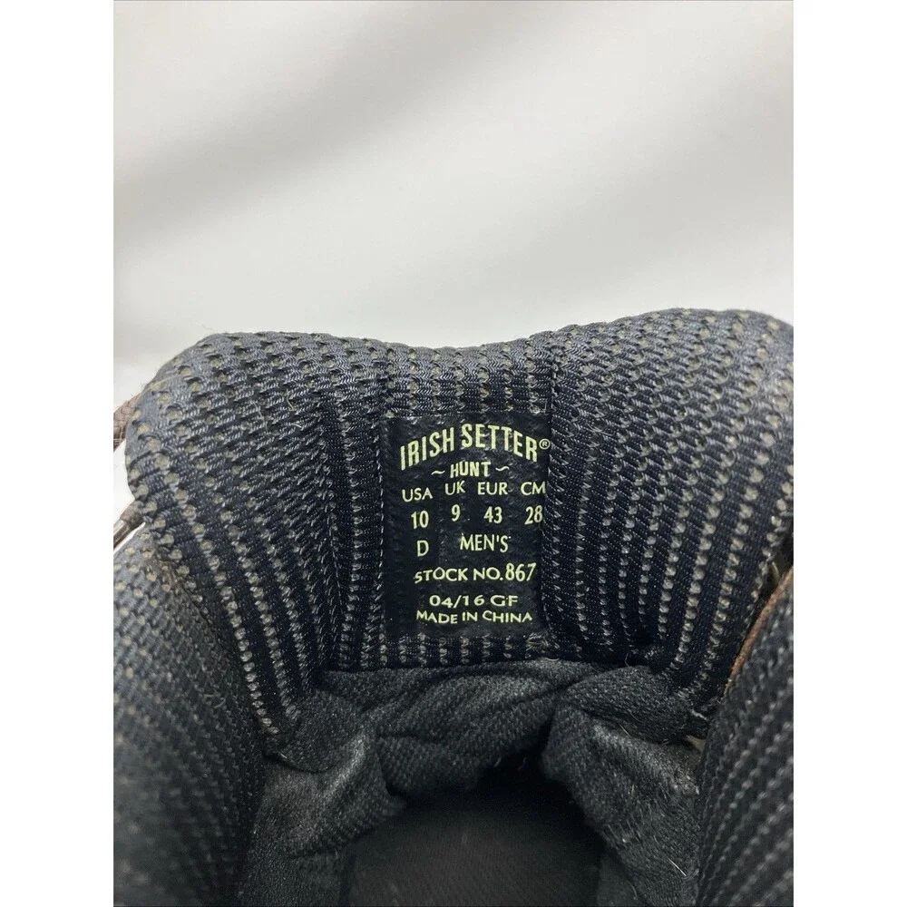 Red Wing Irish Setter Trailblazer Hunting Boots 867 Ultra dry Waterproof Mens 10